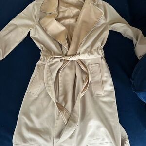 Stylish Cream Trench Coat
